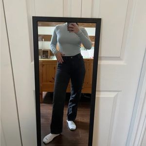 Blue/grey mock neck long sleeve, Garage, size S